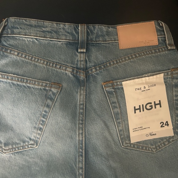 Rag & Bone Nina High Rise Ankle Cigarette Jeans - BRAND NEW - Picture 5 of 6